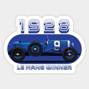 1923 Race Winner Sticker